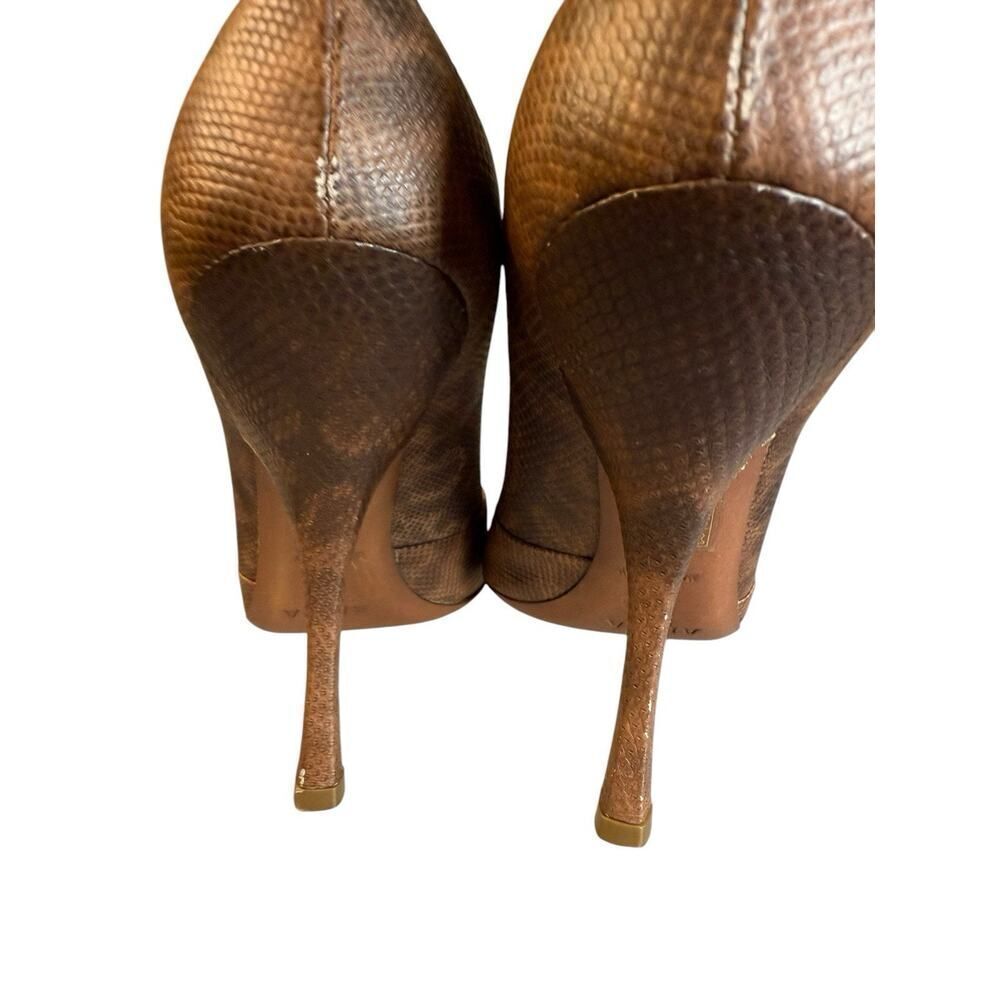 Alaa Python Embossed Leather Pointed Toe Stiletto… - image 6